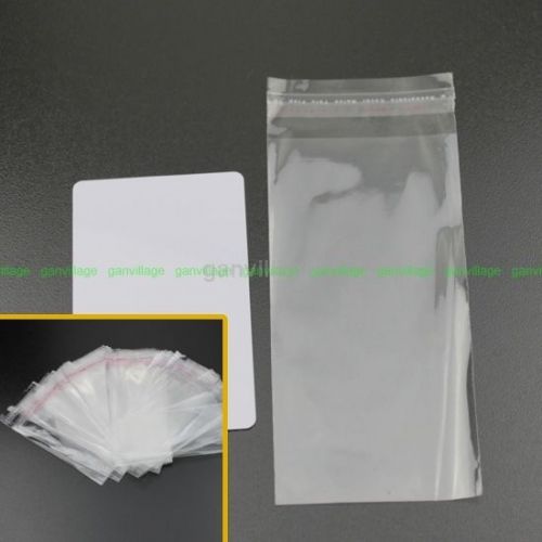 1000 x clear self adhesive seal plastic jewelry gift retail packing bags 6x12cm for sale