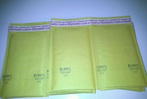 Bubble Insert Kraft Mailer 5  x 10 #00 Elite 37 PCS Free Shipping