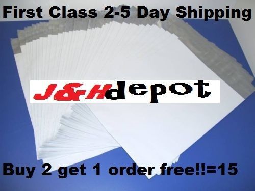10 10x13 WHITE POLY MAILERS SHIPPING ENVELOPES BAGS