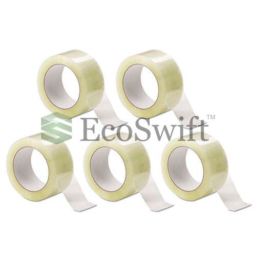 5 rolls carton box sealing packaging packing tape 2.0mil 2&#034; x 110 yard (330 ft) for sale