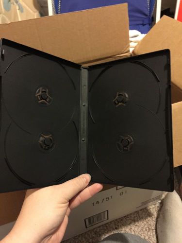 4 Disc Empty Dvd Cases Quantity 10