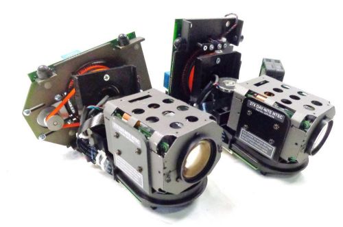 2x GE UVP-D27N UltraView Color PTZ Surveillance Cameras | 1/4&#034; CCD | 540 TVL