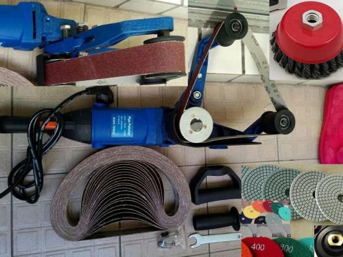 Pipe polisher pipe tube 40 belt cup brush 8 pad also grinder for stone concrete for sale