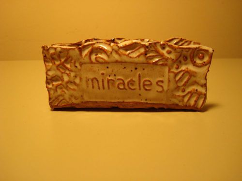 Ceramic Business Card Holder ~ Hand Made ~ Please see Hi Def pics for details