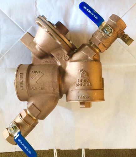 975 xl 1 1/4&#034;(1.25&#034;) wilkins zurn reduced pressure backflow preventer 975 bronze for sale