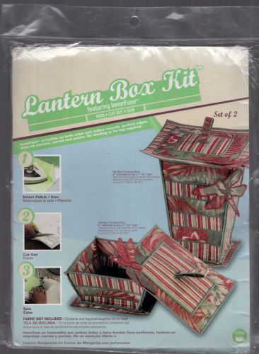 Dritz   Lantern Box Kit  Set of  2  NIP