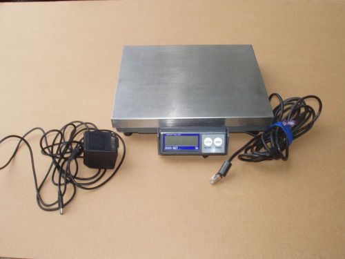 Mettler toledo 8217 stainless steel point of sale pos scale 30 lb x 0.01 lb for sale