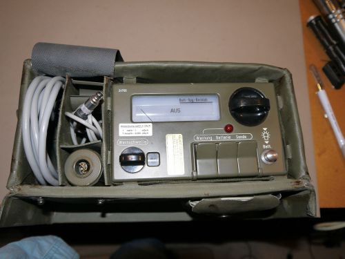 German Geiger Counter Frieseke &amp; Hoepfner SV-500 with external beta/gamma probe