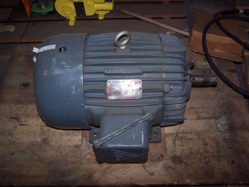 NEW DELCO 7.5 HP AC ELECTRIC MOTOR 254 FRAME 460 VOLT 1765 RPM TEFC 3 PHASE
