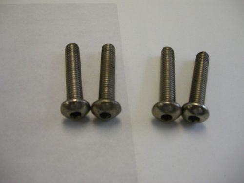 Stainless steel button head bolts 3/8-16 x 1-3/4  package of 2 for sale