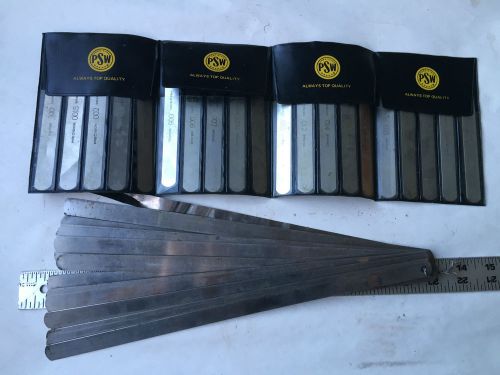 Lot of precision feeler gage(s) poc-kit g20 set &amp; misc sz machinist lathe tools for sale
