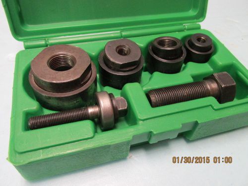 GREENLEE K O PUNCH SET, CAT#31880, 1/2&#034; TO 1-1/4&#034; COND.