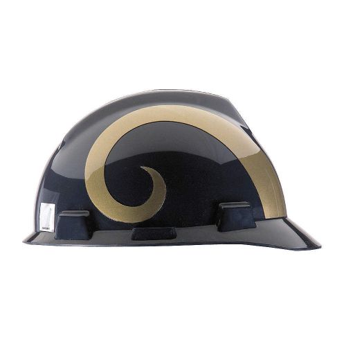 Nfl hard hat, st. louis rams, gold/blue 818411 for sale