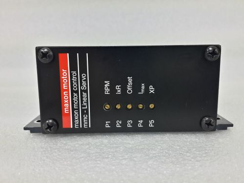 Maxon DC Motor Control MMC Linear Servo Drivers 108303