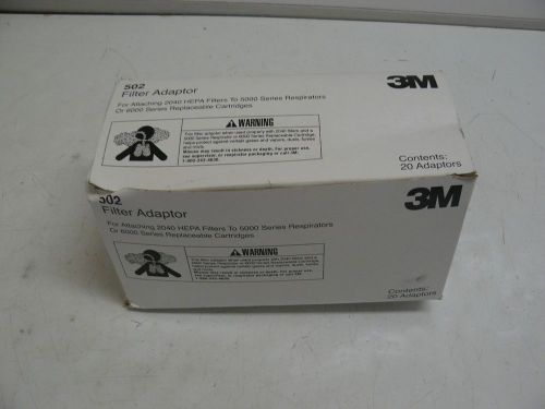 New 3m 502 filter adapter pack of 14 for sale