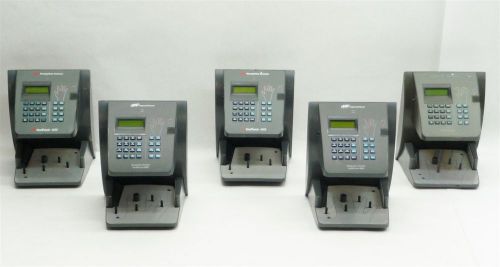 Lot 5 ir recognition handpunch 4000 hp-4000 biometric hand time clock parts for sale