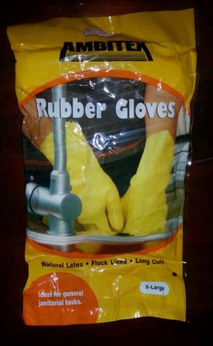 Ambitex Rubber (Yellow)Glove XL