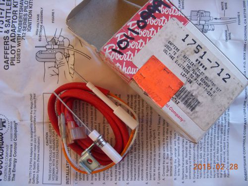 Robertshaw gaffers &amp; sattler pilot ignitor - flame sensor 1751-712 for sale