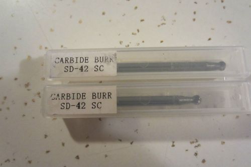 Two single cut burrs sd-42 1/8 shaft **new** for sale