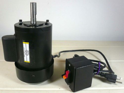 New 1/2 hp capacitor start ac motor 110 vac 1 ph 1700 rpm + cord + switch + box for sale