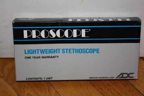 Proscope lightweight stethoscope nursescope green new american diagnostic corp for sale