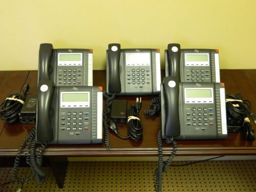 Lot of 5 ESI 40 SBP 10/100 IP Office Digital Multi-Line Telephone Phone System