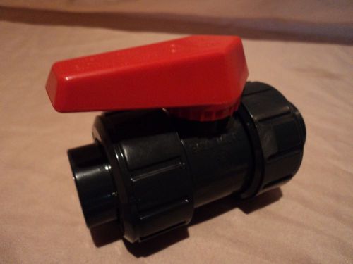 Asahi av duo-bloc 1&#039;&#039; pvc manual inline ball valve for sale