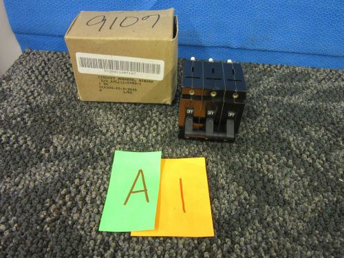 Airpax military surplus circuit breaker 3 pole 15 amp 240 v apl-111-5490-1 new for sale
