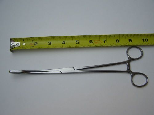 TIEMANN FLETCHER Cervix Forceps 9.5&#034; Curved Gynecology Instrument German