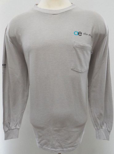 Tyndale shirt xl mens gray allan electric flame resistant size sz usa arc rating for sale