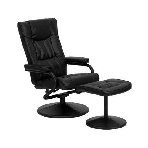 Ergonomic Leather Chair Recliner Ottoman Office Computer  Adjustable Swivel Sale