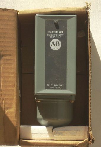 ALLEN BRADLEY  836-C2A Pressure Control Switch N.OS. IN BOX