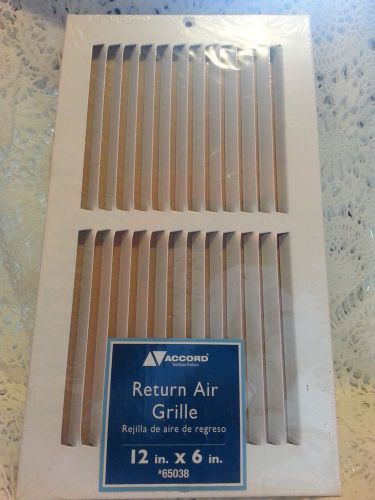 Accord baseboard return air grille vent 12x6 abrgwh126 for sale