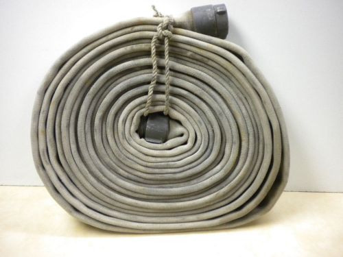 Vintage 50&#039; FDNY  Fire Hose IMPERIAL Service Test To 330 PSI PER NEP 1962