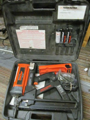 Itw ramset/red head trak fast tf1100 2 batt&#039;s, charger &amp; case for sale