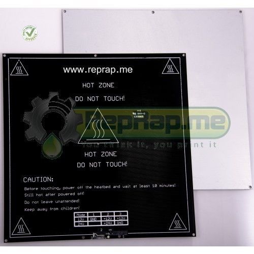 RepRap 3D Printer Heated Bed - 3mm Aluminium PCB Heatbed - 12v &amp; 24v
