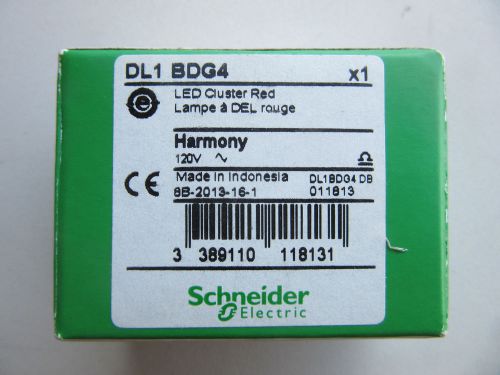 Schneider DL1BDG4 LED Cluster Red Harmony 120V NEW!!! in Box Free Shipping