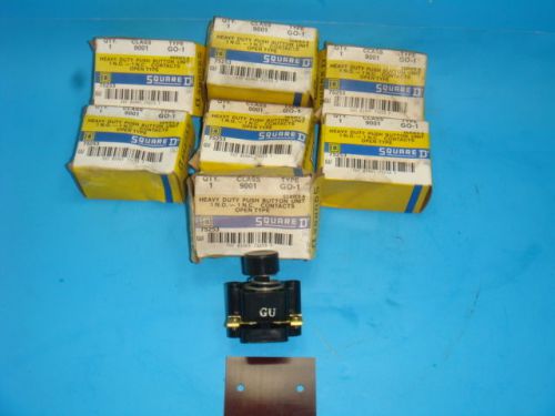 NEW LOT OF 7 SQUARE D PUSH BUTTON UNIT 9001 CO-1, 9001CO1, NEW IN BOX