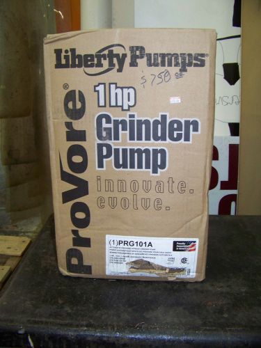 Liberty Pumps ProVore Grinder Pump 1 HP 115 V 1 Phase PRG101A W. W. Grainger New