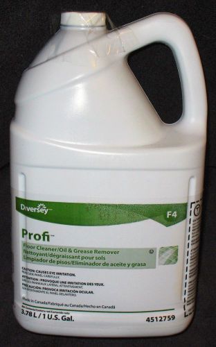(4 Gallons)  DIVERSEY PROFI FLOOR CLEANER Oil &amp; Grease Remover w/ FREE SHIPPING!