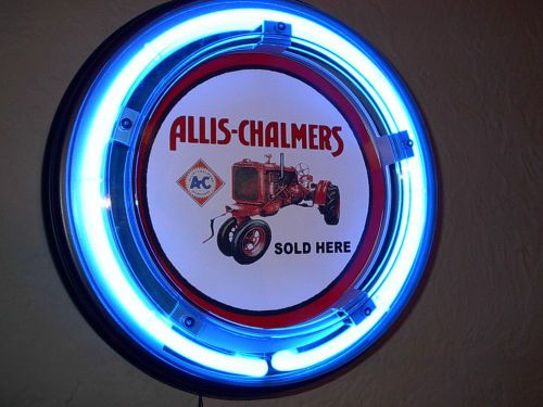 *** AC Allis Chalmers Farm Tractor Barn Garage Man Cave Neon Advertising Sign