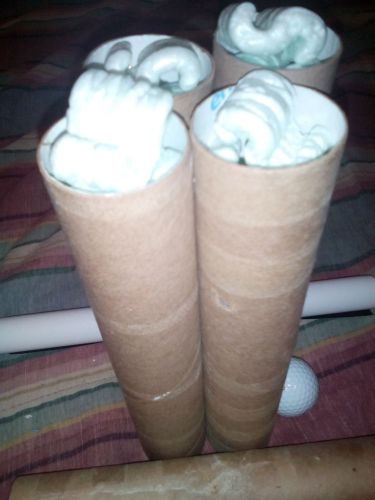 4 sturdy cardboard tubes filled with packing peanuts! Free shipping!