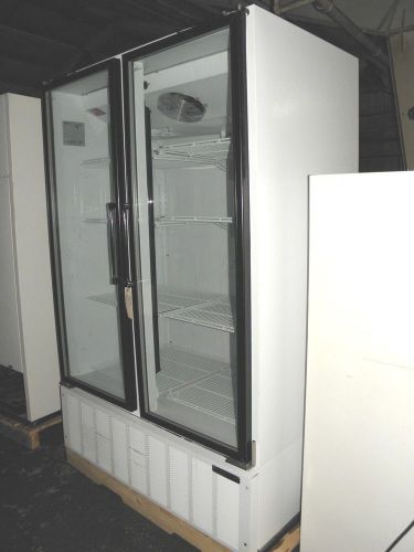 Master bilt bmg-48 two door led lights refrigerated merchandise displaycooler for sale
