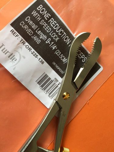 Tr-or-225-136 turtle bone reduction forcep 23.5cm with speed lock orthopedic for sale