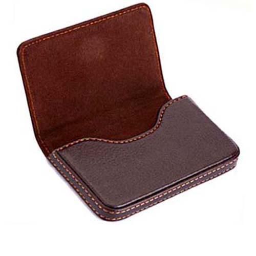 New Leatherette Business Name Card Holder Wallet Box Case B37F