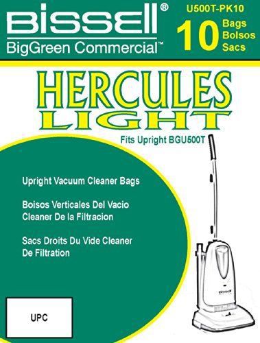 BISSELL BigGreen Hercules Light Upright Vacuum Bags Volume Capacity 1.2