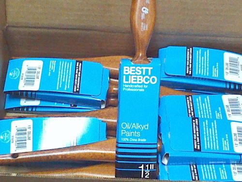 NEW 1.5&#034; BESTT LIEBCO 100% CHINA BRISTLE DISCONTINUED DELUXE 10522 Case of 12