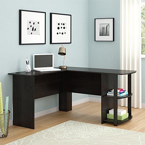 NEW Executive Corner L Shape Desk Computer Table Shelf Office Large Workstation