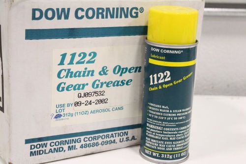Pack of 12) Dow Corning Molykote 1122 Chain &amp; Open Gear Grease Can 312 g 11 oz