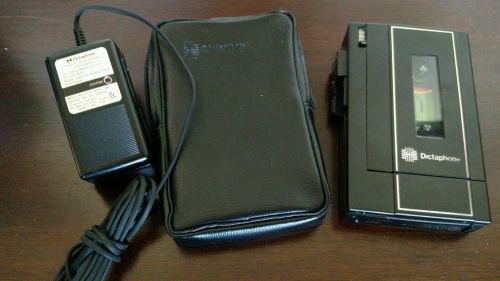 Dictaphone 2250 Travelmaster II Cassette Recorder Charger, Case SUPER CLEAN